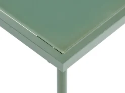 Set da giardino con tavolo 2 posti MOLVENO Metallo Beige/Verde
