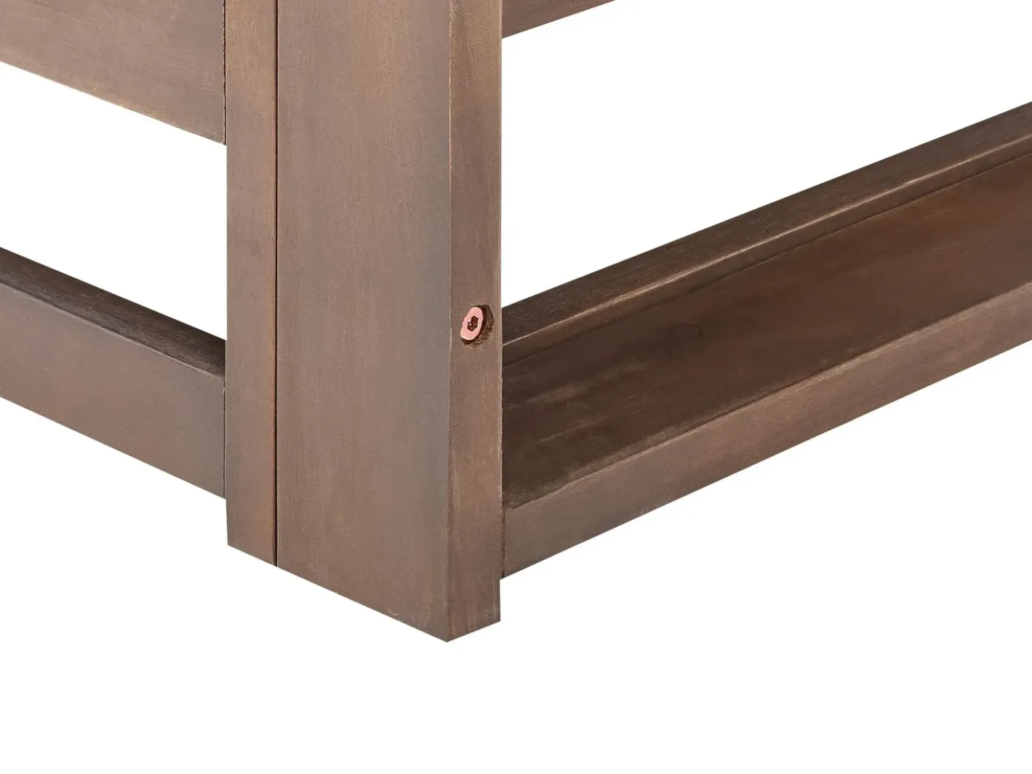 Set da giardino con tavolo 4 posti TIMOR Modulare Legno di acacia certificato Marrone scuro