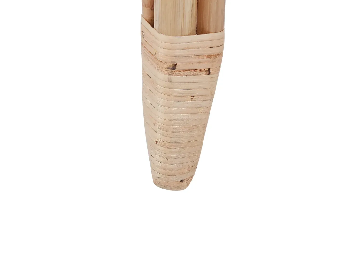 Set da giardino con tavolo 4 posti BRINDISI Rattan Naturale