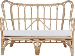 Set da giardino con tavolo 4 posti BRINDISI Rattan Naturale