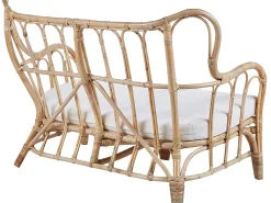 Set da giardino con tavolo 4 posti BRINDISI Rattan Naturale