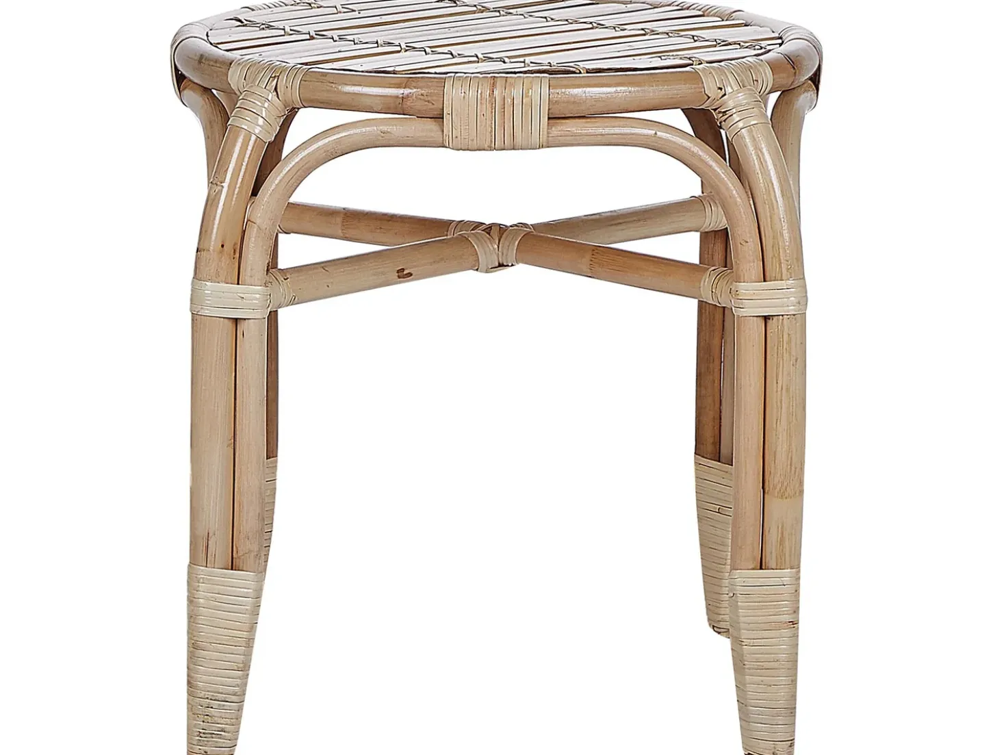 Set da giardino con tavolo 4 posti BRINDISI Rattan Naturale