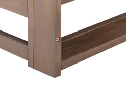 Set da giardino con tavolo 5 posti TIMOR Modulare Legno di acacia certificato Marrone scuro