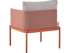 Set da giardino con tavolo 2 posti TERRACINA Metallo Arancione