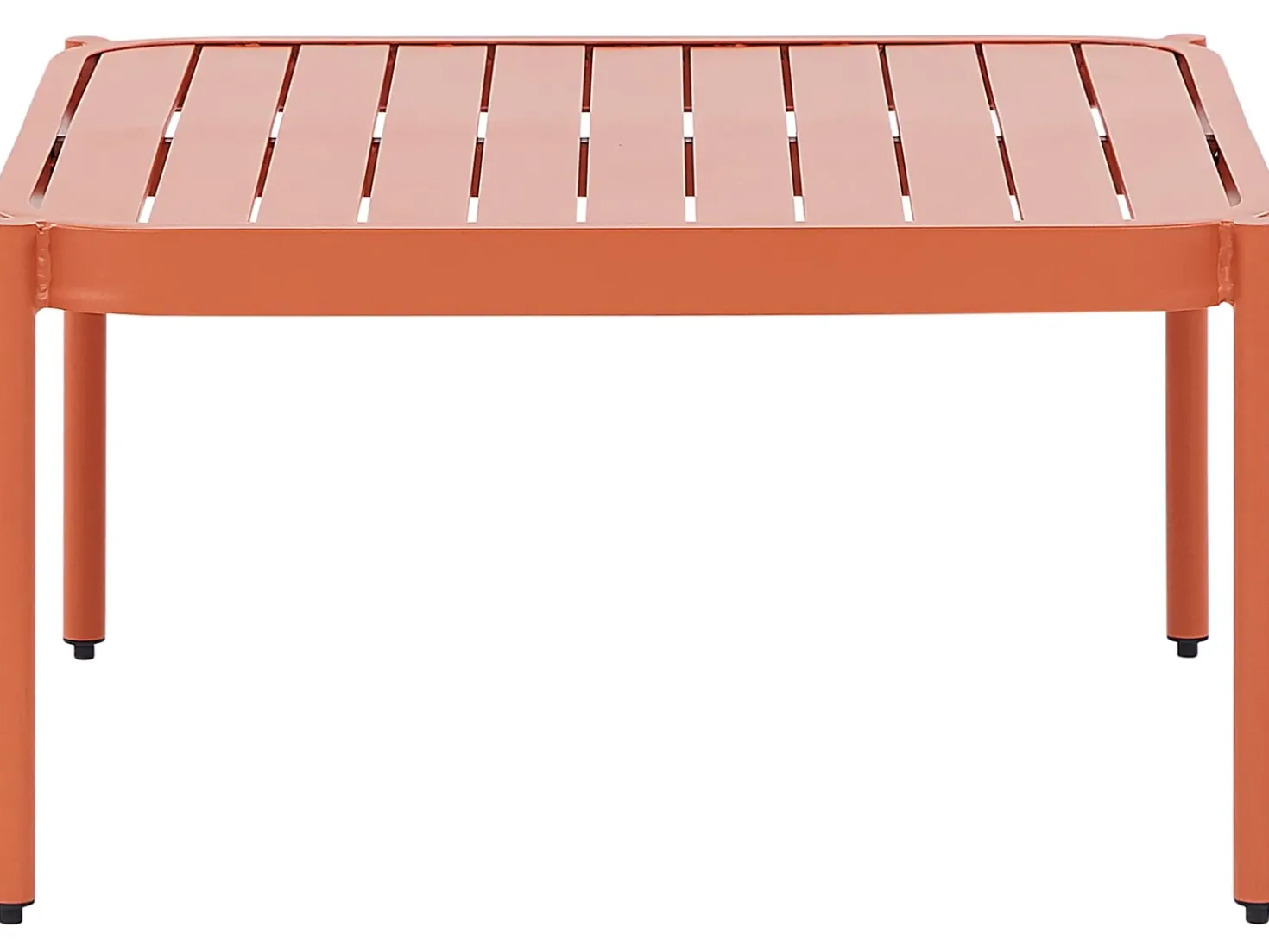 Set da giardino con tavolo 2 posti TERRACINA Metallo Arancione