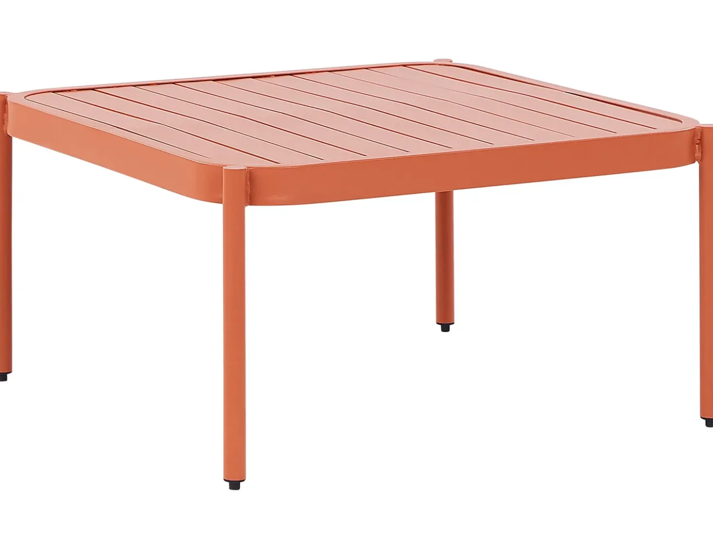 Set da giardino con tavolo 2 posti TERRACINA Metallo Arancione