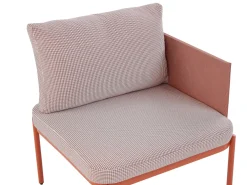 Set da giardino con tavolo 2 posti TERRACINA Metallo Arancione