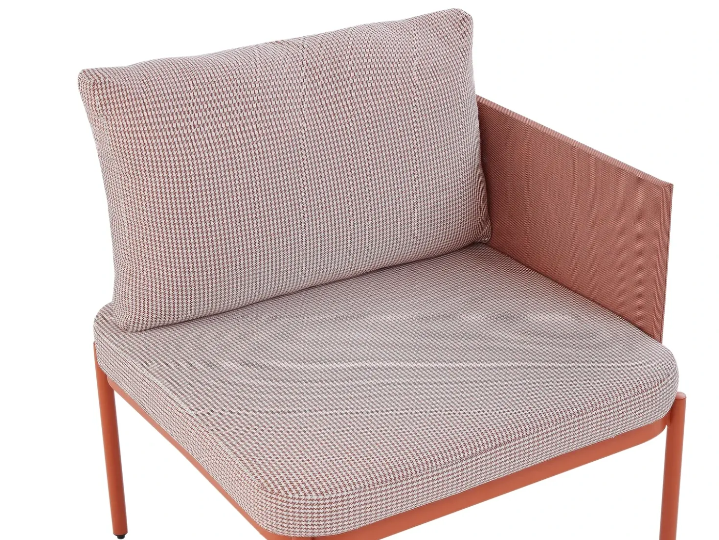 Set da giardino con tavolo 2 posti TERRACINA Metallo Arancione