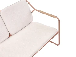 Set da giardino con tavolo 4 posti CALASCIO Metallo Beige chiaro