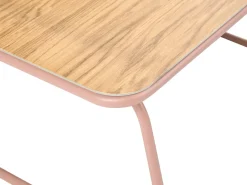 Set da giardino con tavolo 4 posti CALASCIO Metallo Beige chiaro