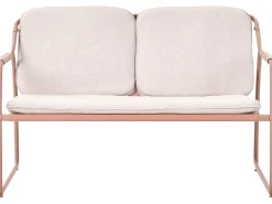 Set da giardino con tavolo 4 posti CALASCIO Metallo Beige chiaro
