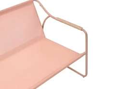 Set da giardino con tavolo 4 posti CALASCIO Metallo Beige chiaro