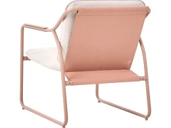 Set da giardino con tavolo 4 posti CALASCIO Metallo Beige chiaro