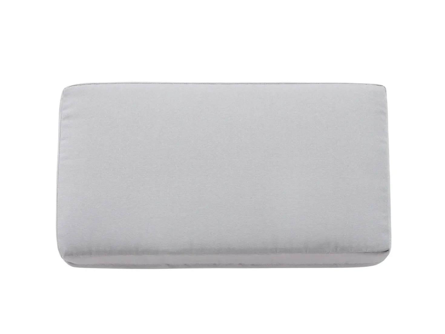 Set da giardino con tavolo 4 posti SALERNO Metallo Grigio chiaro