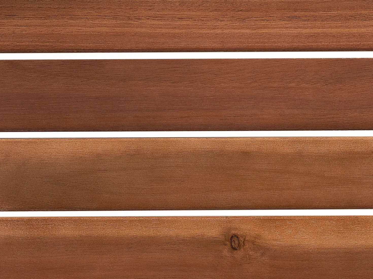 Set da giardino con tavolo 4 posti ANTRIA Legno d'acacia Beige