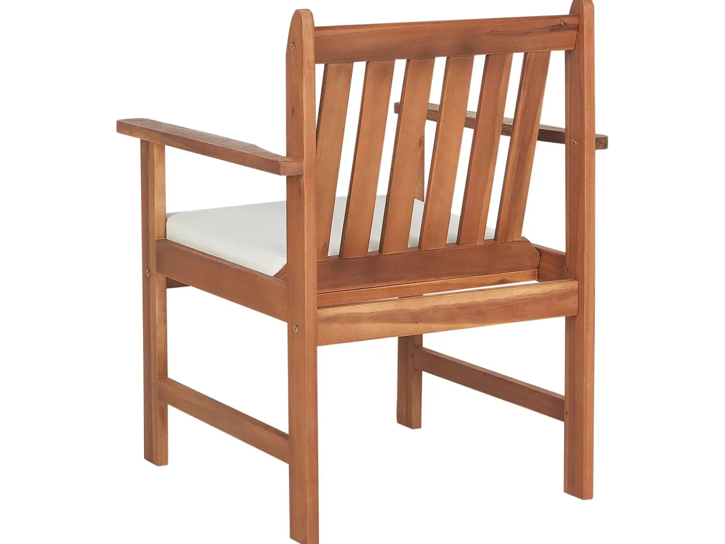 Set da giardino con tavolo 4 posti ALTIDONA Legno d'acacia Bianco sporco