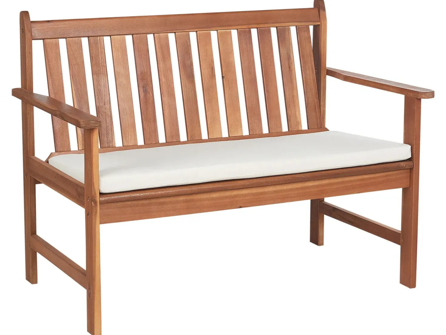 Set da giardino con tavolo 4 posti ALTIDONA Legno d'acacia Bianco sporco