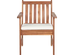 Set da giardino con tavolo 4 posti ALTIDONA Legno d'acacia Bianco sporco