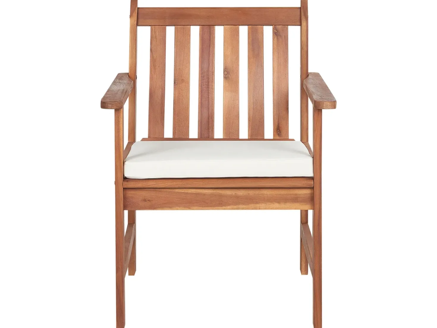 Set da giardino con tavolo 4 posti ALTIDONA Legno d'acacia Bianco sporco