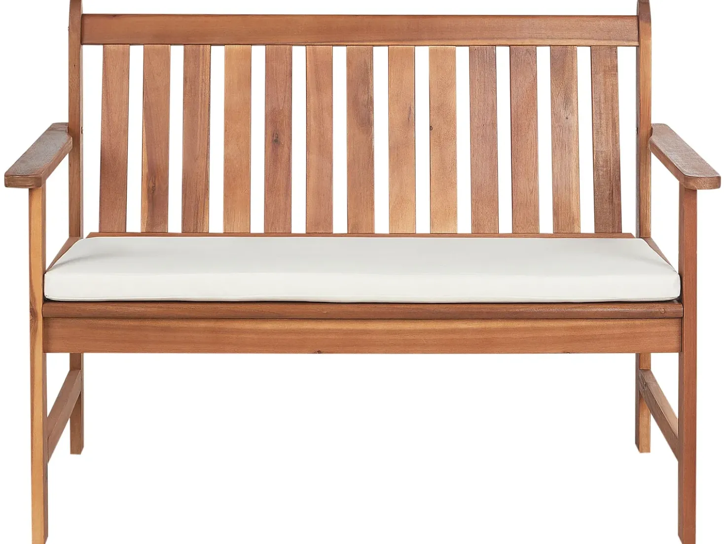 Set da giardino con tavolo 4 posti ALTIDONA Legno d'acacia Bianco sporco