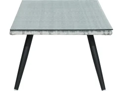 Set da giardino con tavolo 4 posti RAGUSA Rattan sintetico (PE) Grigio