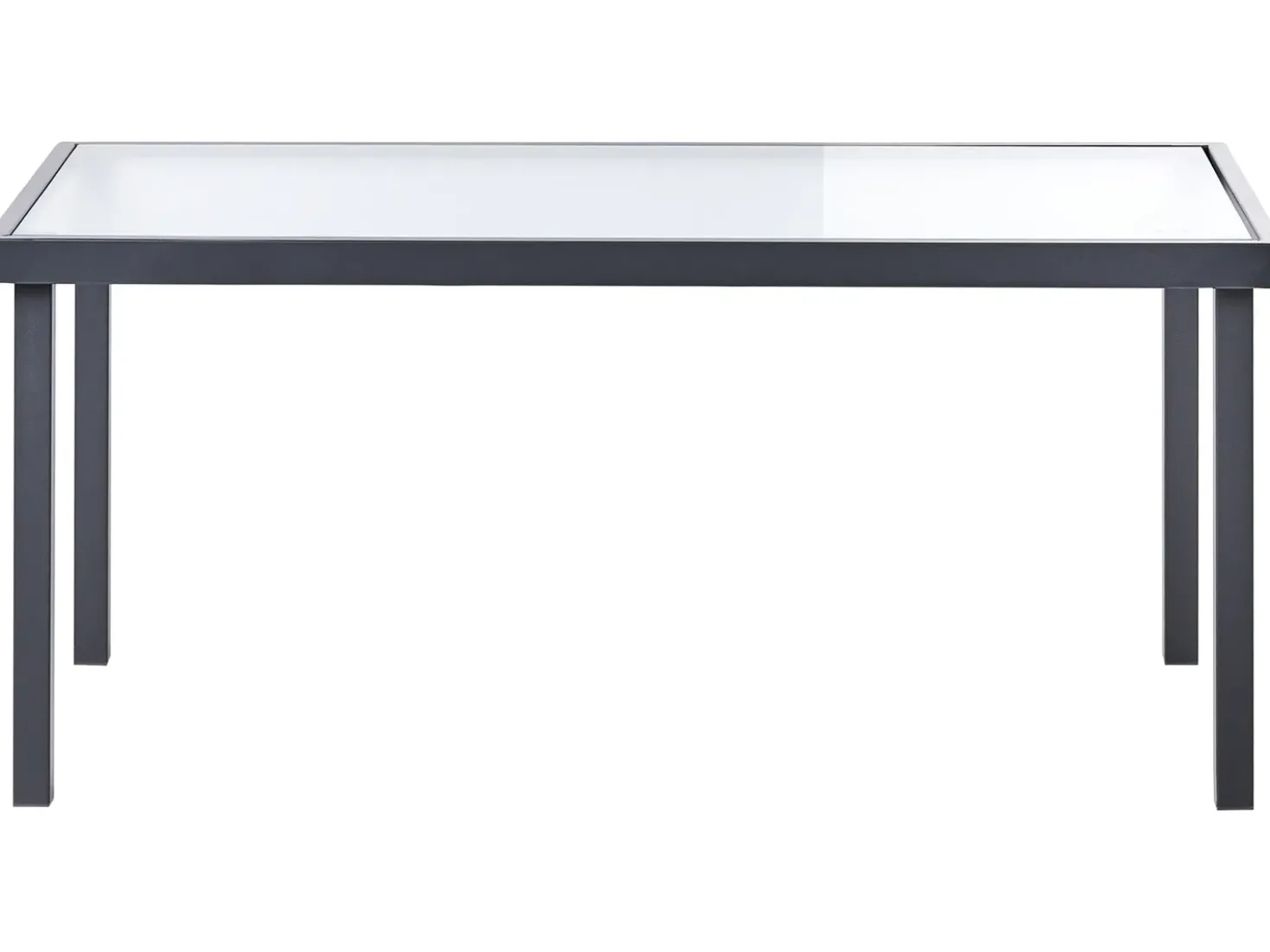 Set da giardino con tavolo 4 posti TAVOLETO Metallo Grigio