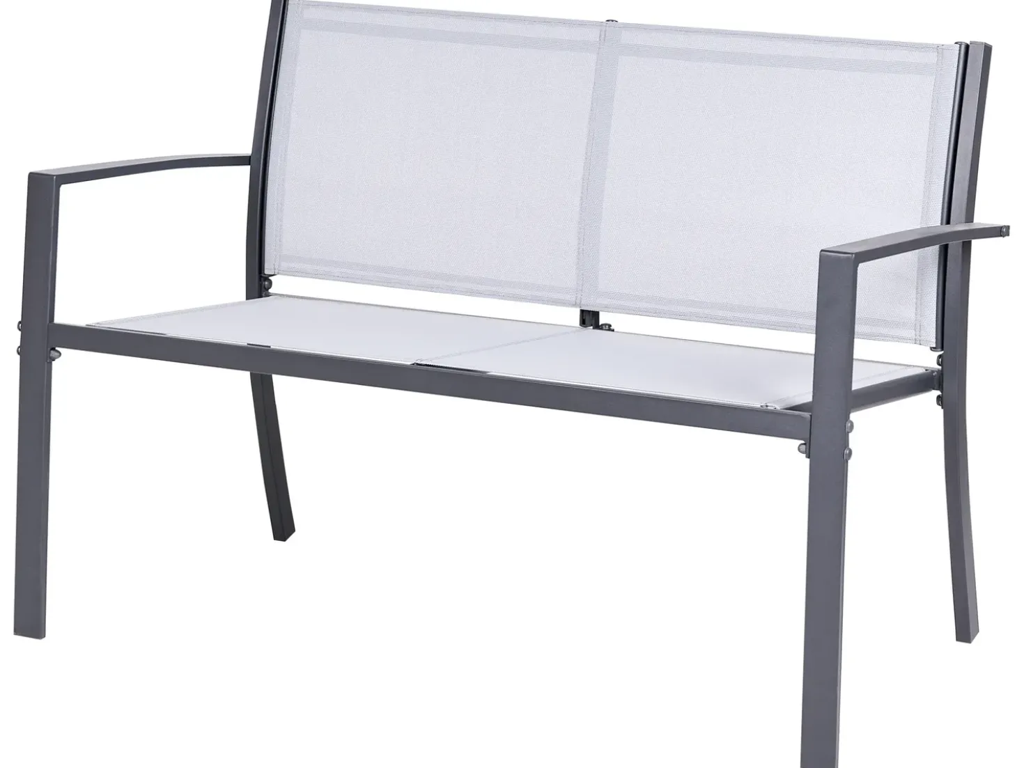 Set da giardino con tavolo 4 posti TAVOLETO Metallo Grigio