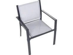 Set da giardino con tavolo 4 posti TAVOLETO Metallo Grigio