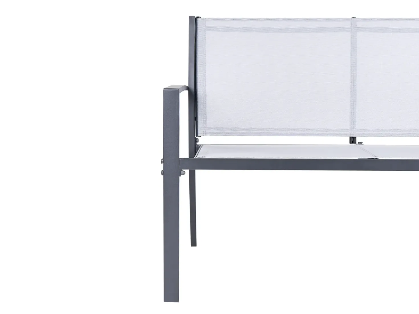 Set da giardino con tavolo 4 posti TAVOLETO Metallo Grigio