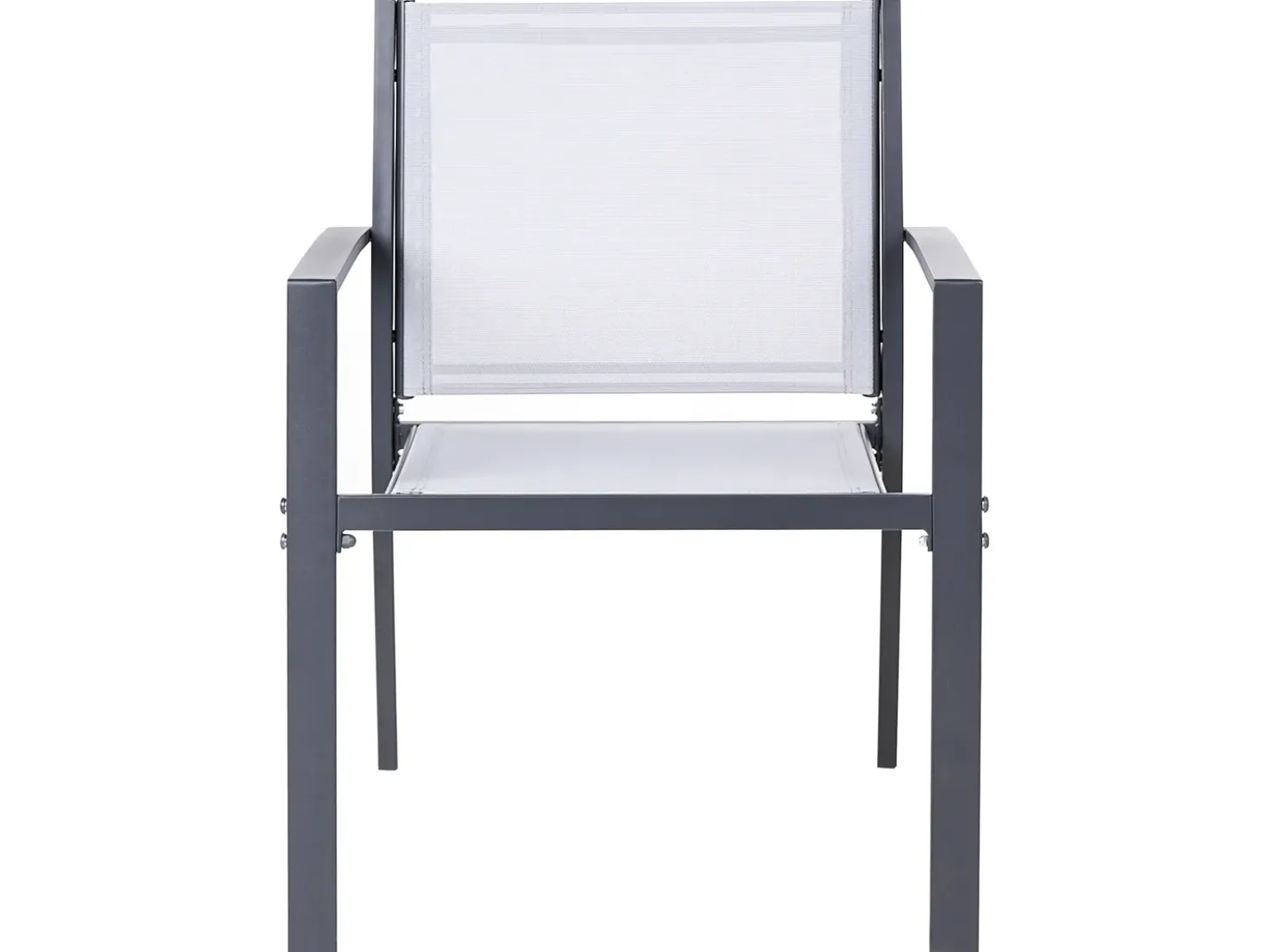 Set da giardino con tavolo 4 posti TAVOLETO Metallo Grigio
