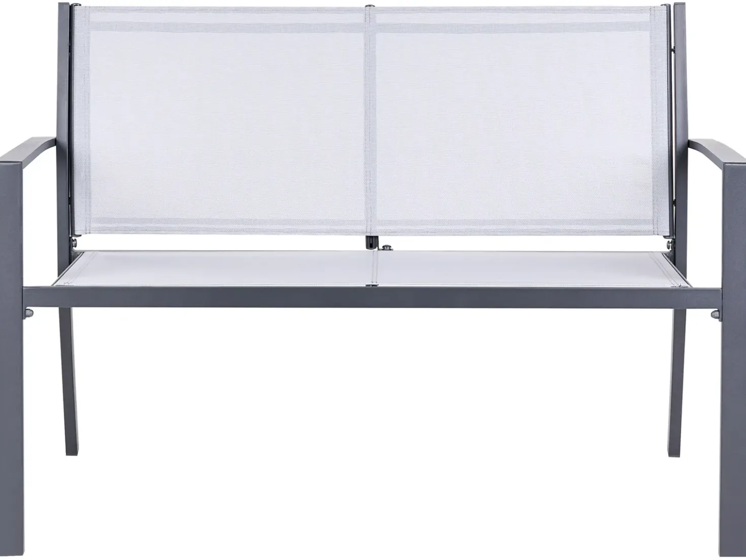 Set da giardino con tavolo 4 posti TAVOLETO Metallo Grigio