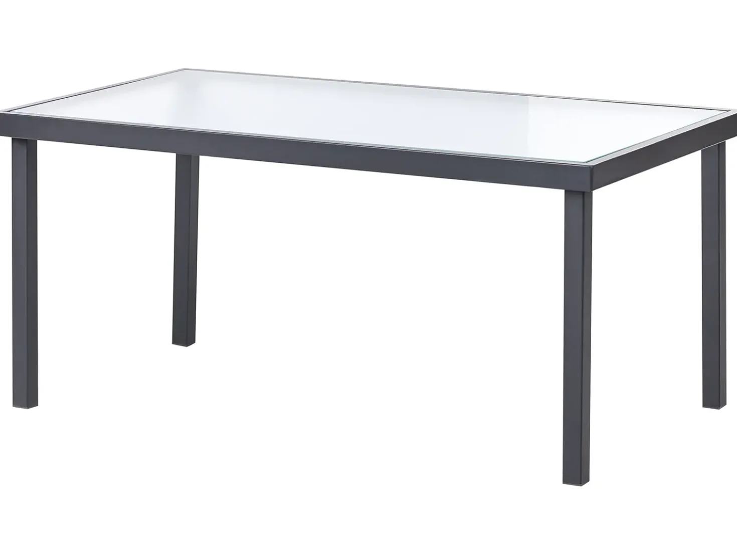 Set da giardino con tavolo 4 posti TAVOLETO Metallo Grigio