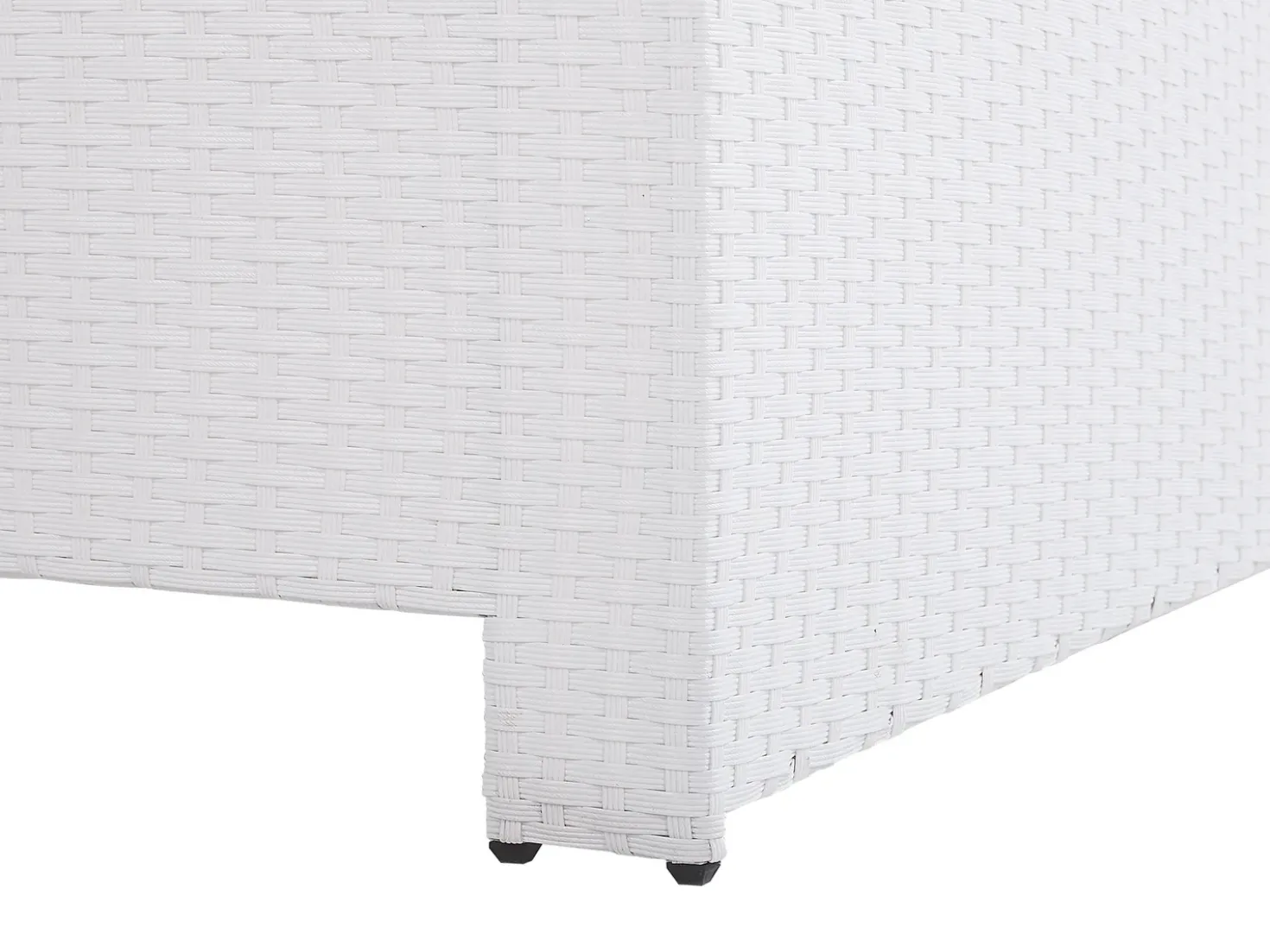 Set da giardino con tavolo 4 posti MARINO Rattan sintetico (PE) Bianco