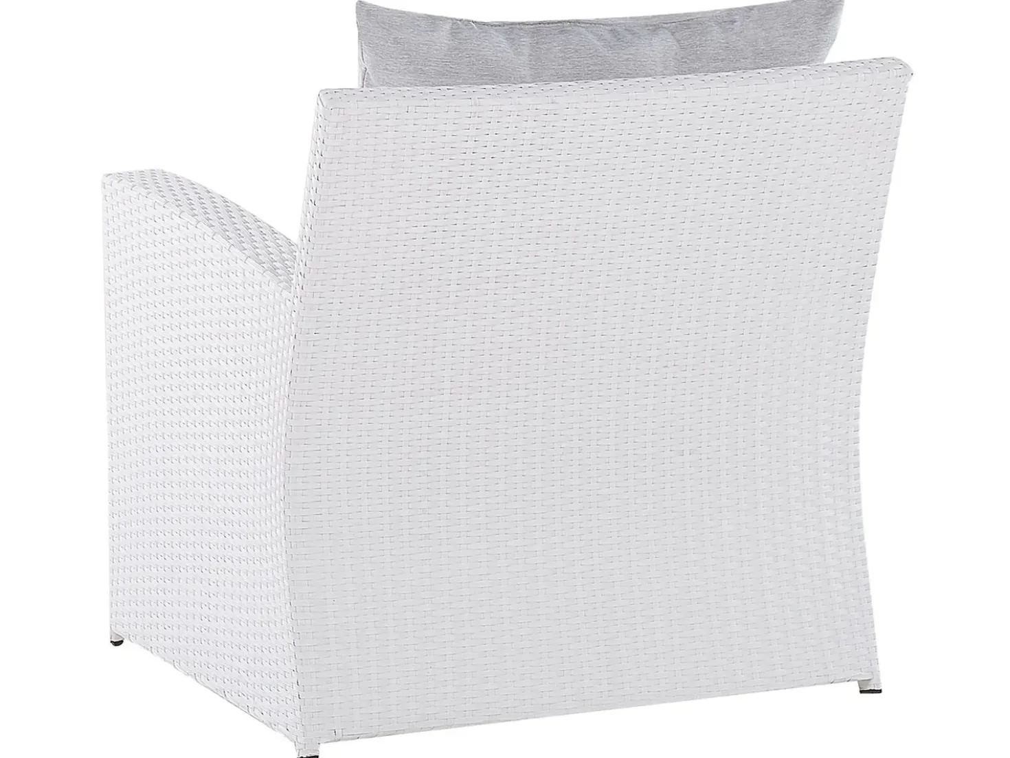 Set da giardino con tavolo 4 posti MARINO Rattan sintetico (PE) Bianco
