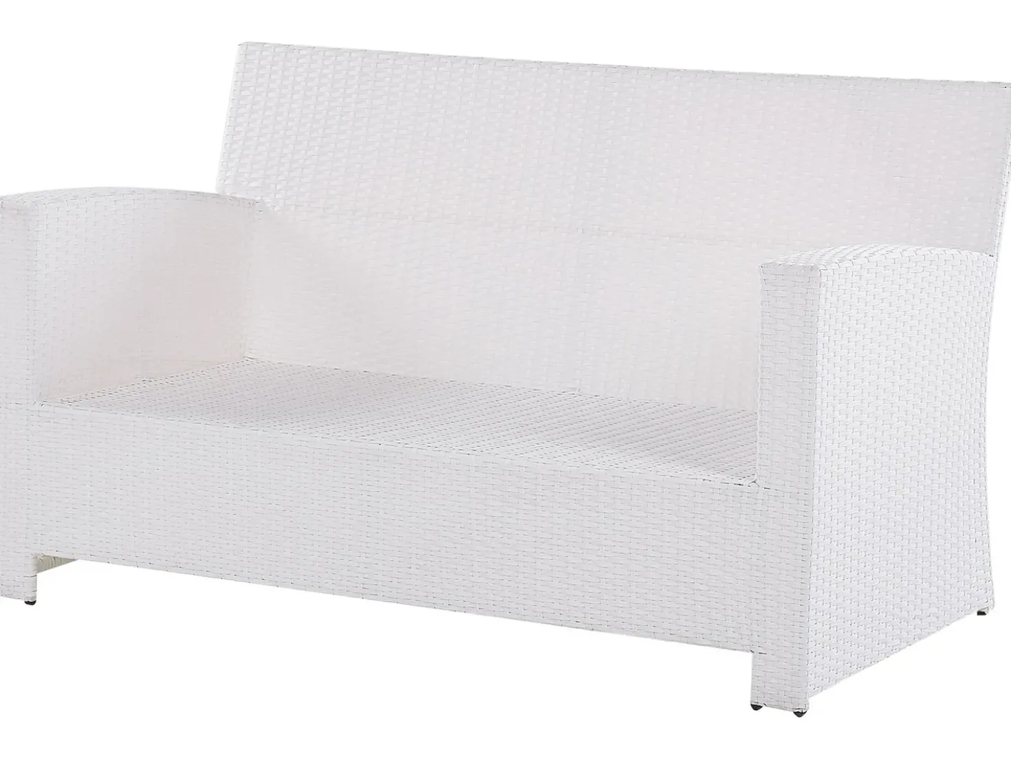 Set da giardino con tavolo 4 posti MARINO Rattan sintetico (PE) Bianco