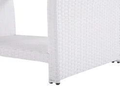 Set da giardino con tavolo 4 posti MARINO Rattan sintetico (PE) Bianco