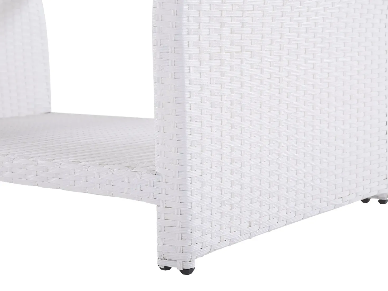 Set da giardino con tavolo 4 posti MARINO Rattan sintetico (PE) Bianco