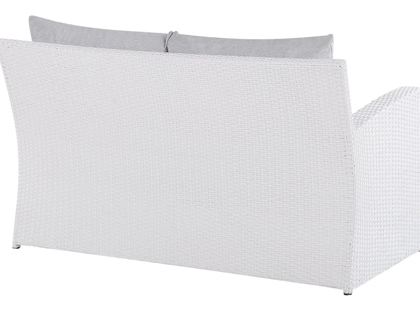 Set da giardino con tavolo 4 posti MARINO Rattan sintetico (PE) Bianco