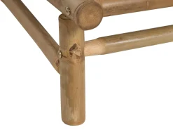 Set da giardino con tavolo 2 posti TODI Bambù Tortora