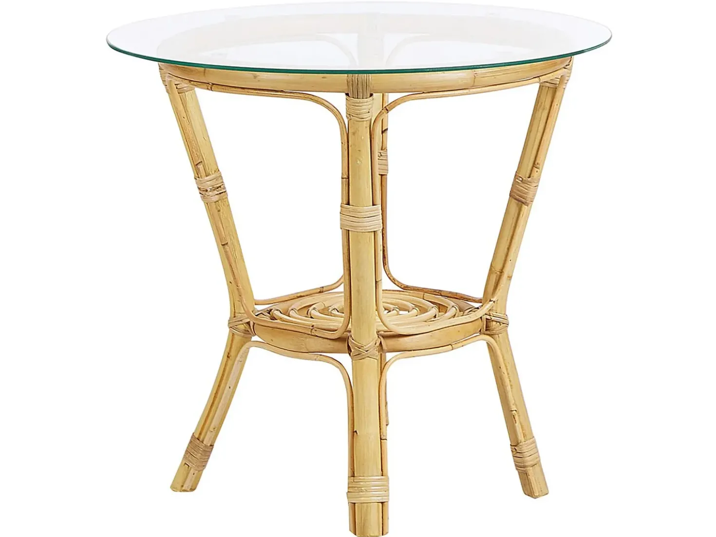 Set da giardino con tavolo 4 posti SIBARI Rattan Naturale