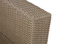 Set da giardino con tavolo 9 posti SEVERO Rattan sintetico (PE) Marrone