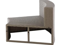 Set da giardino con tavolo 9 posti SEVERO Rattan sintetico (PE) Marrone