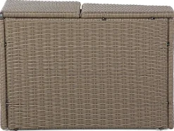 Set da giardino con tavolo 9 posti SEVERO Rattan sintetico (PE) Marrone