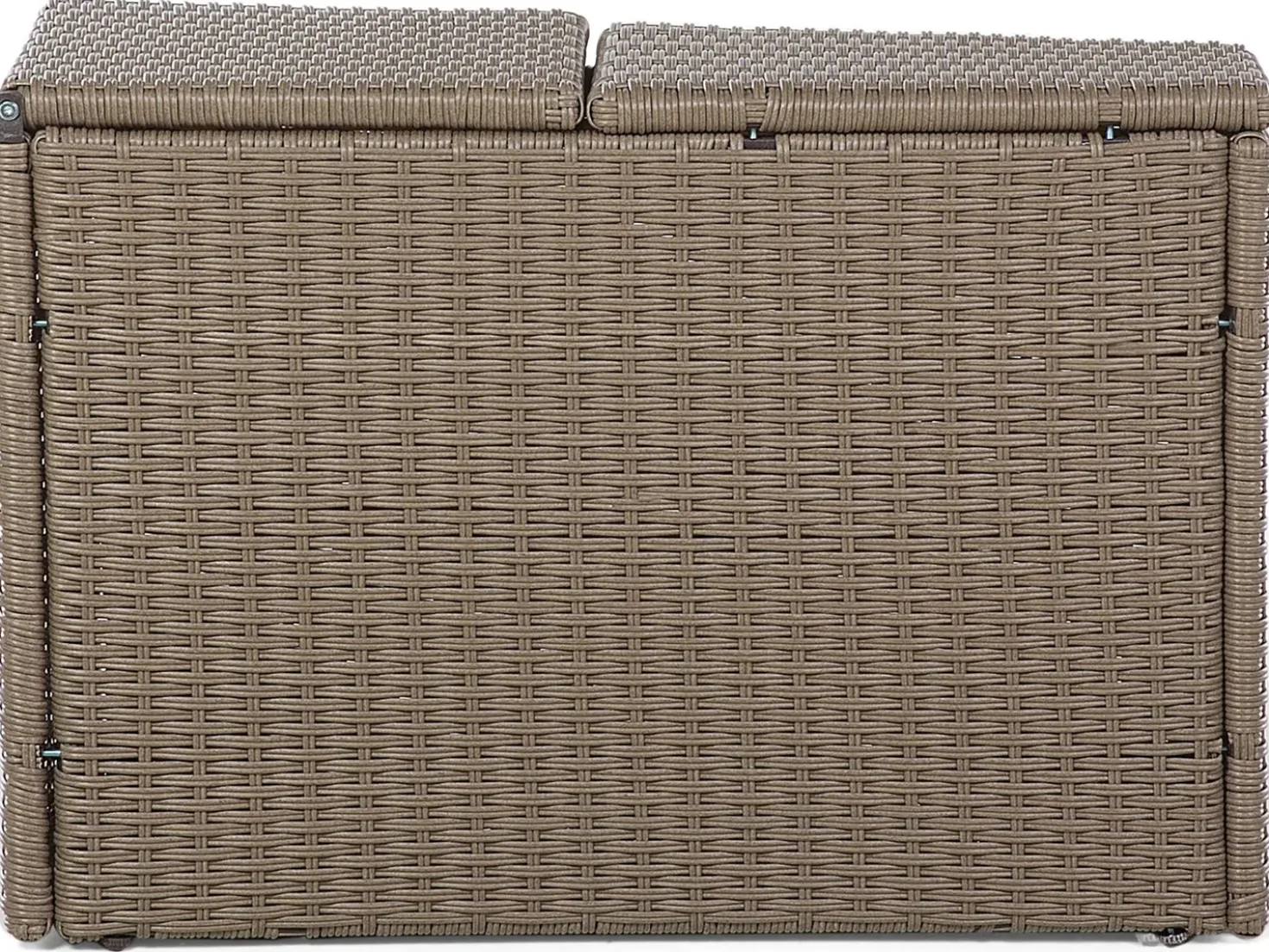 Set da giardino con tavolo 9 posti SEVERO Rattan sintetico (PE) Marrone