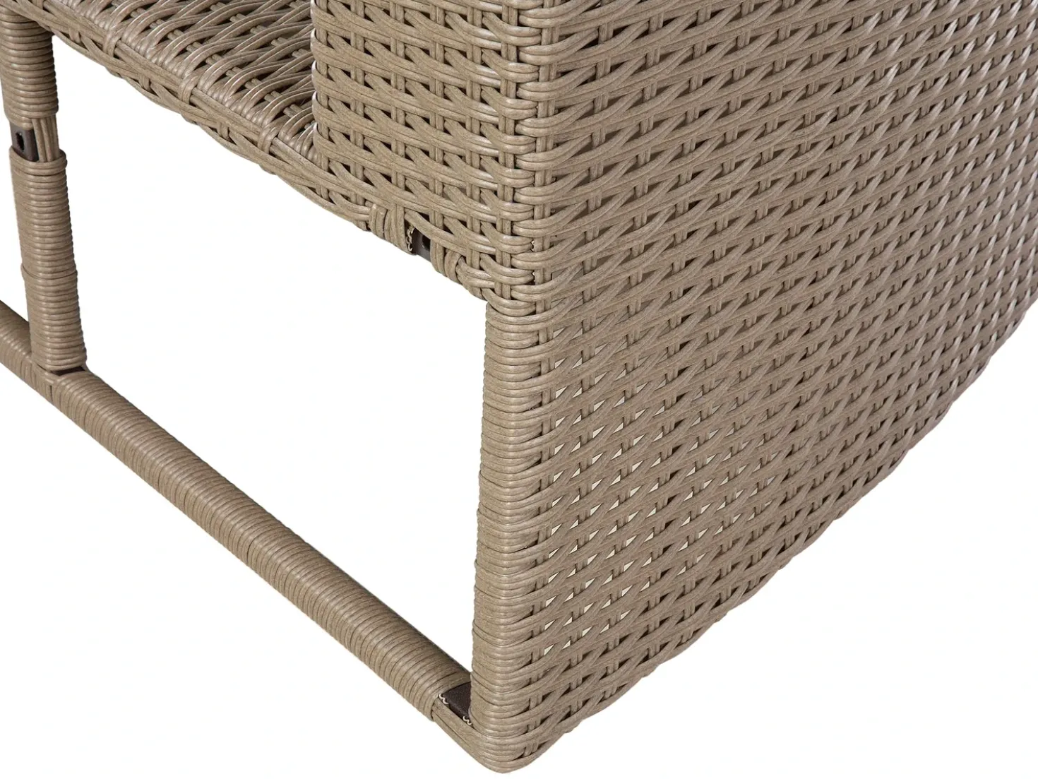 Set da giardino con tavolo 9 posti SEVERO Rattan sintetico (PE) Marrone