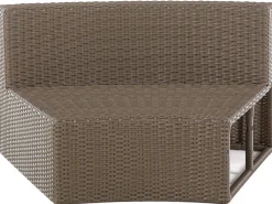 Set da giardino con tavolo 9 posti SEVERO Rattan sintetico (PE) Marrone