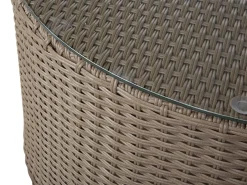 Set da giardino con tavolo 9 posti SEVERO Rattan sintetico (PE) Marrone