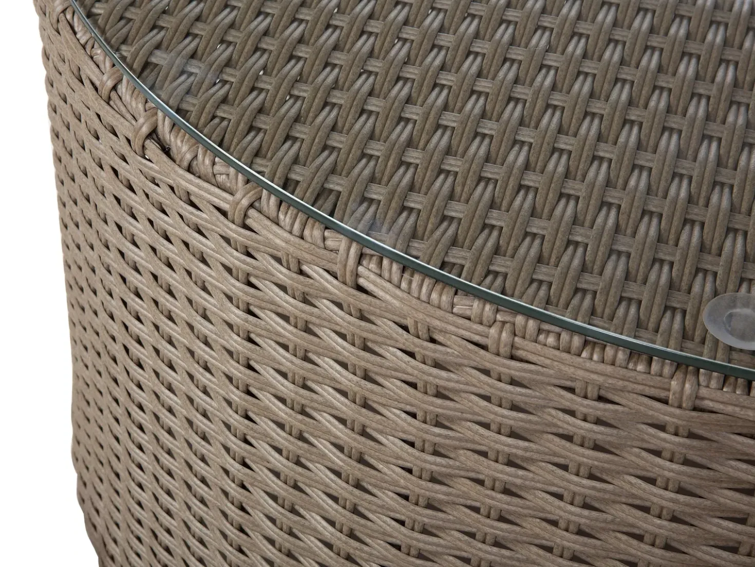 Set da giardino con tavolo 9 posti SEVERO Rattan sintetico (PE) Marrone