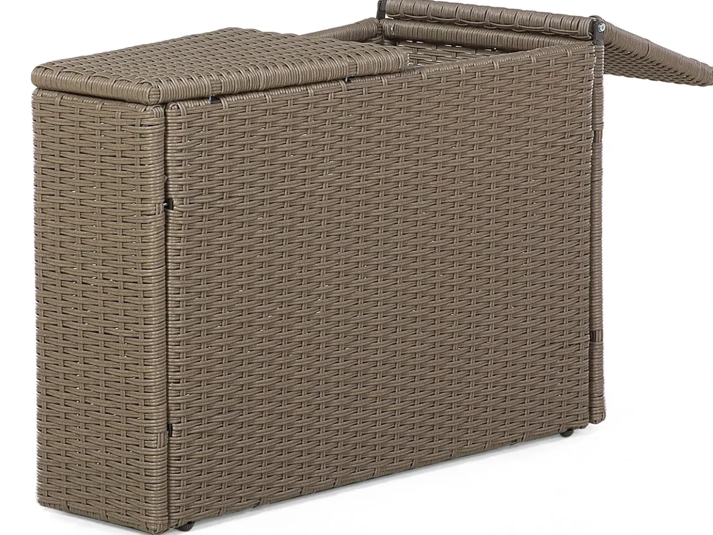 Set da giardino con tavolo 9 posti SEVERO Rattan sintetico (PE) Marrone
