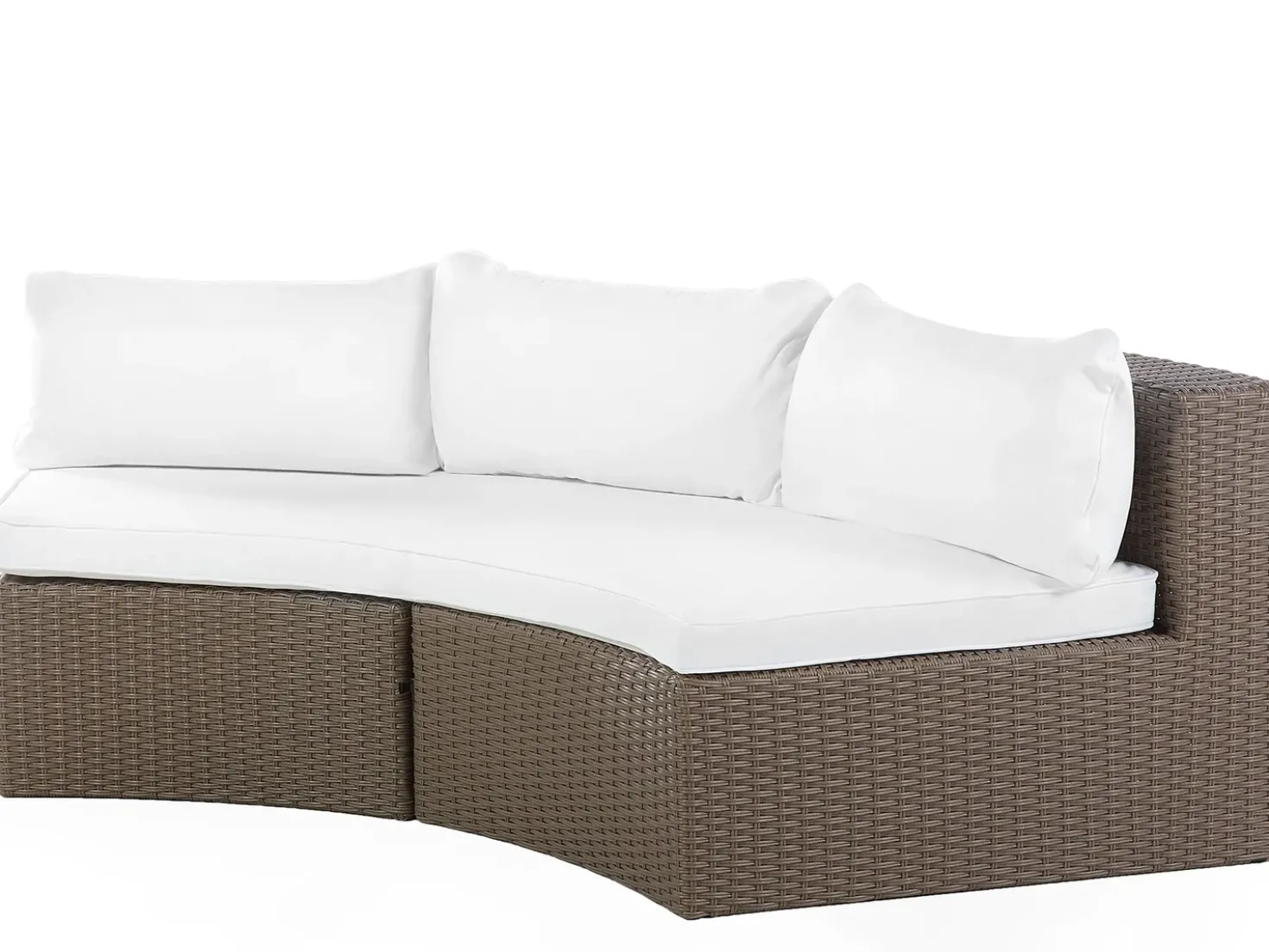Set da giardino con tavolo 9 posti SEVERO Rattan sintetico (PE) Marrone